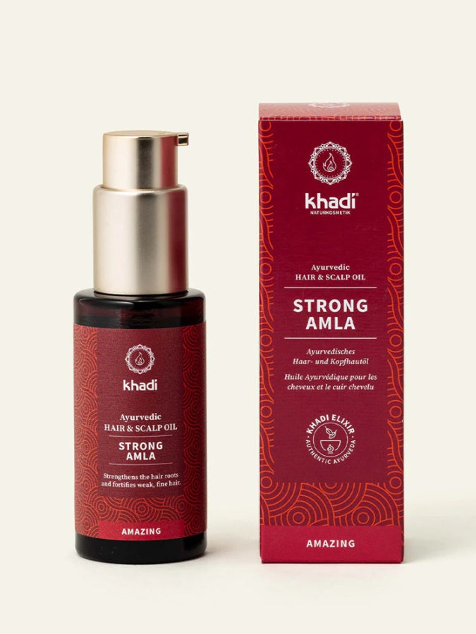 Aceite Capilar Fortalezedor Strong Amla Khadi