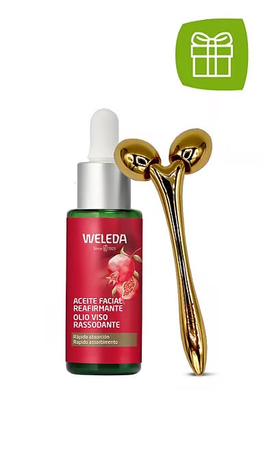 Aceite Facial Reafirmante con Roller Facial de Regalo Weleda