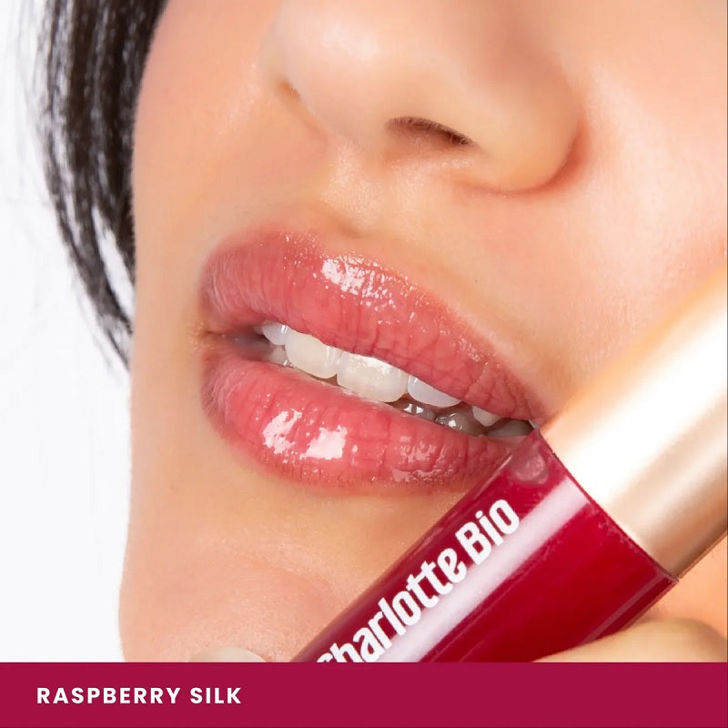 Aceite Labial Orgánico Color Seda de Frambuesa Charlotte Bio