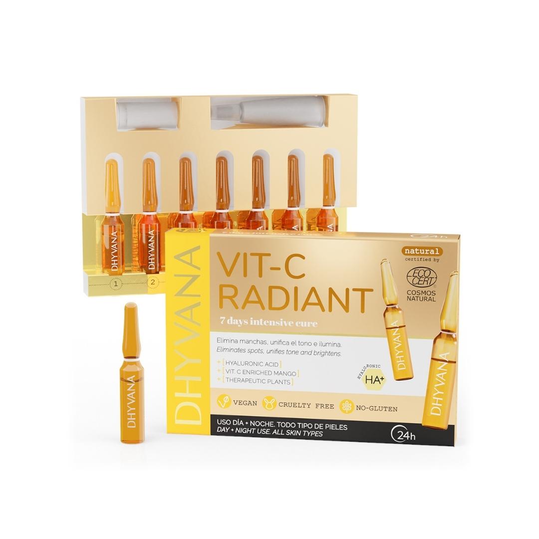 Ampollitas Faciales Vitamina-C Radiant Dhyvana