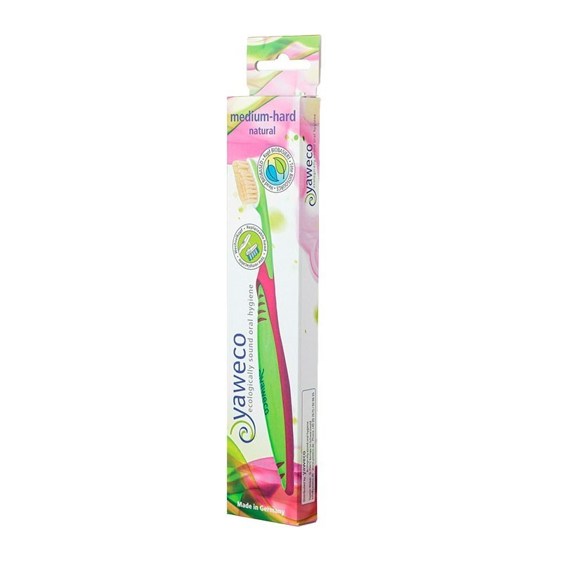 Cepillo Dental Natural Medium-Hard Yaweco