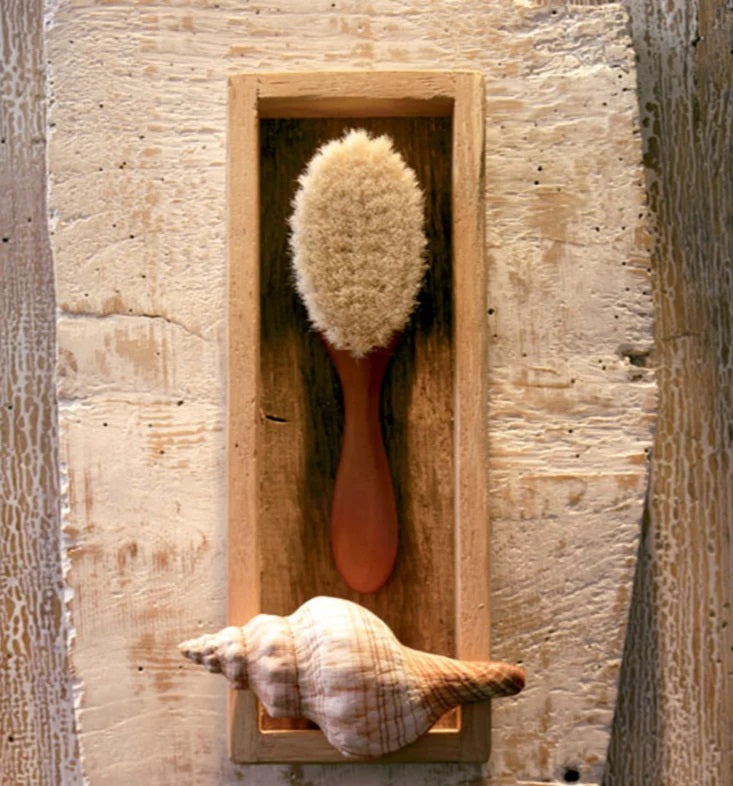 Cepillo Natural para Cabello Bebé de Madera Redecker 16 cm