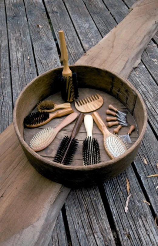 Cepillo Natural para Cabello de Madera Redecker 23 cm