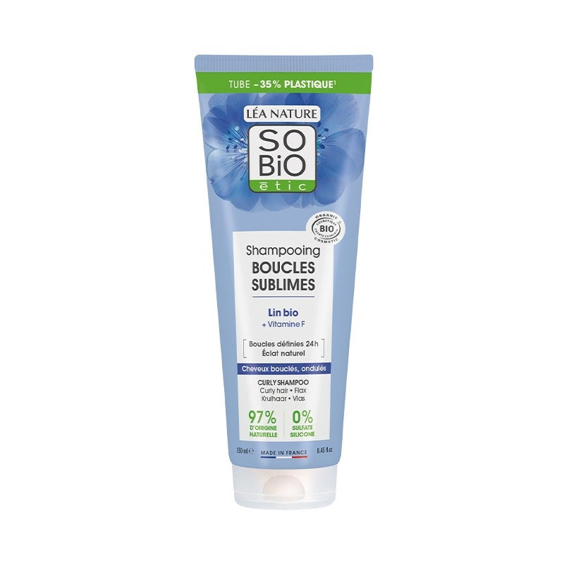 Champú rizos lino Bio & vitamina F SO’BiO Natura Bio