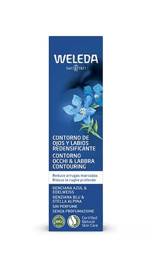 Contorno Ojos y Labios Redensificante de Genciana Azul y Edelweiss Weleda