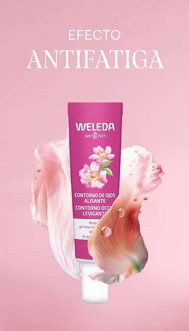 Contorno de Ojos Alisante de Rosa Mosqueta y Té Blanco Weleda