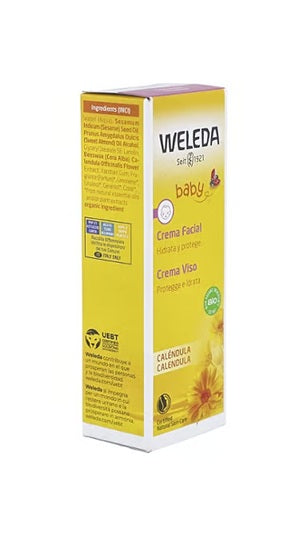 Crema Facial Caléndula Bebé Weleda