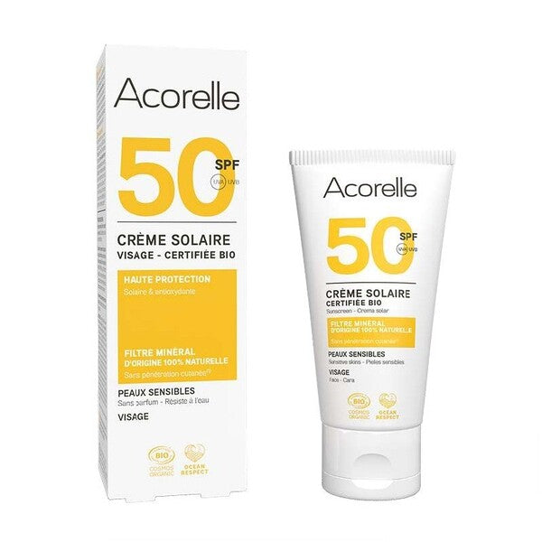 Crema Solar Facial SPF 50 Acorelle