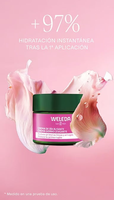 Crema de Día Alisante Rosa Mosqueta & Té Blanco Weleda