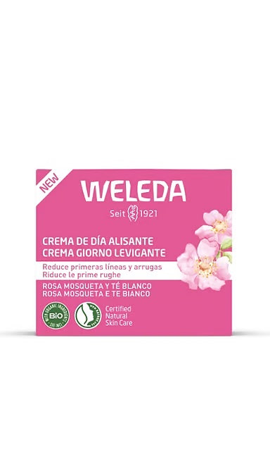 Crema de Día Alisante Rosa Mosqueta & Té Blanco Weleda