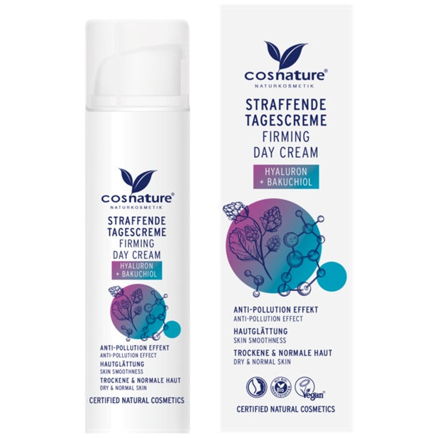 Crema de Día Reafirmante con Ácido Hialurónico y Bakuchiol Cosnature