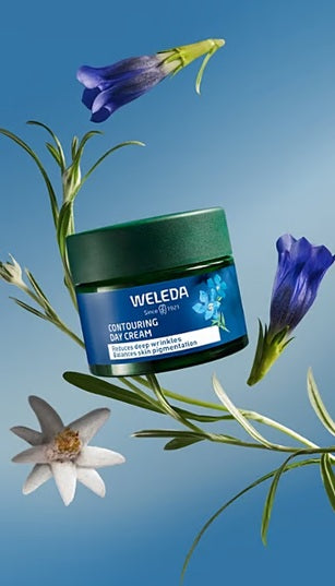 Crema de Día Redensificante de Genciana Azul y Edelweiss Weleda