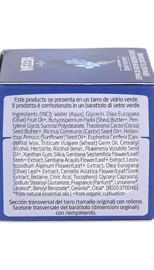 Crema de Día Redensificante de Genciana Azul y Edelweiss Weleda