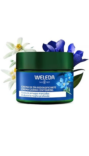 Crema de Día Redensificante de Genciana Azul y Edelweiss Weleda