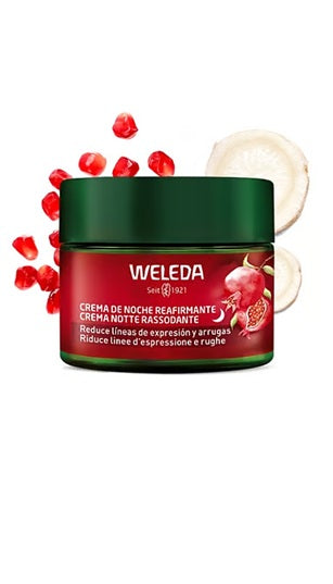 Crema de Noche Reafirmante de Granada y Péptidos de Maca Weleda