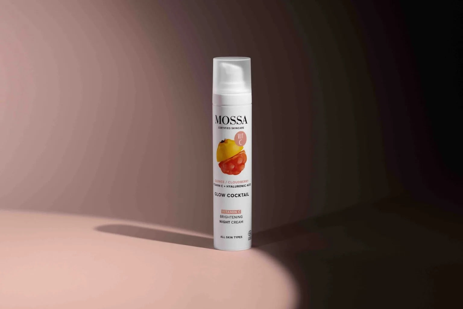 Crema de Noche con Vitamina C Glow Cocktail Mossa