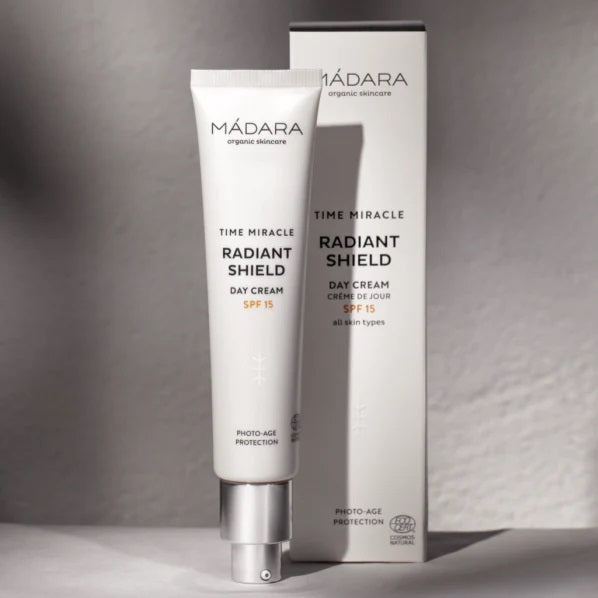 Crema de día SPF15 Radiant Shield Time Miracle Mádara
