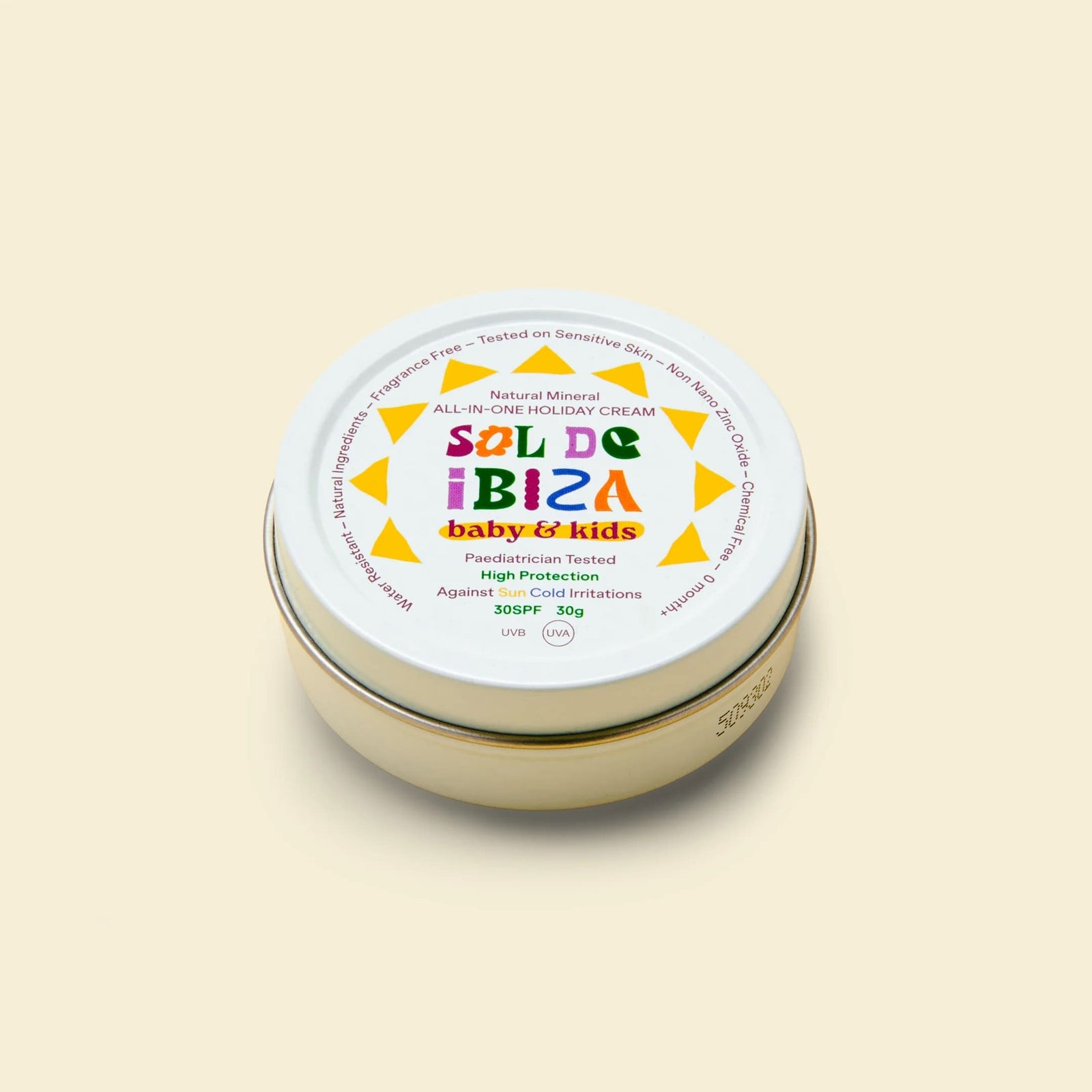 Crema solar Baby & Kids SPF30 Sol de Ibiza