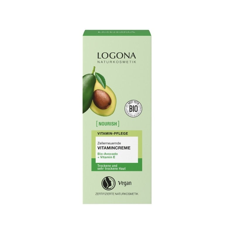 Crema Vitamínica Regenerante Celular Aguacate Bio Logona