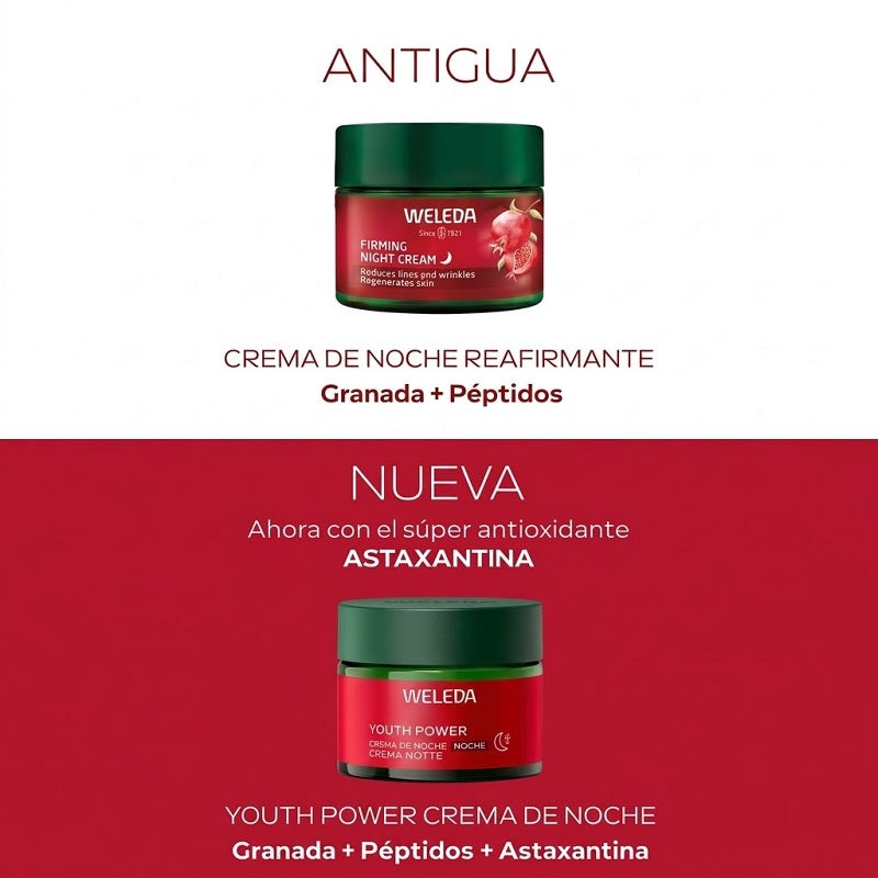 Crema de Noche Reafirmante de Granada Weleda