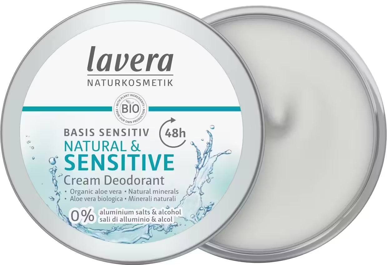 Desodorante Natural Crema 48h Basis Sensitiv Lavera
