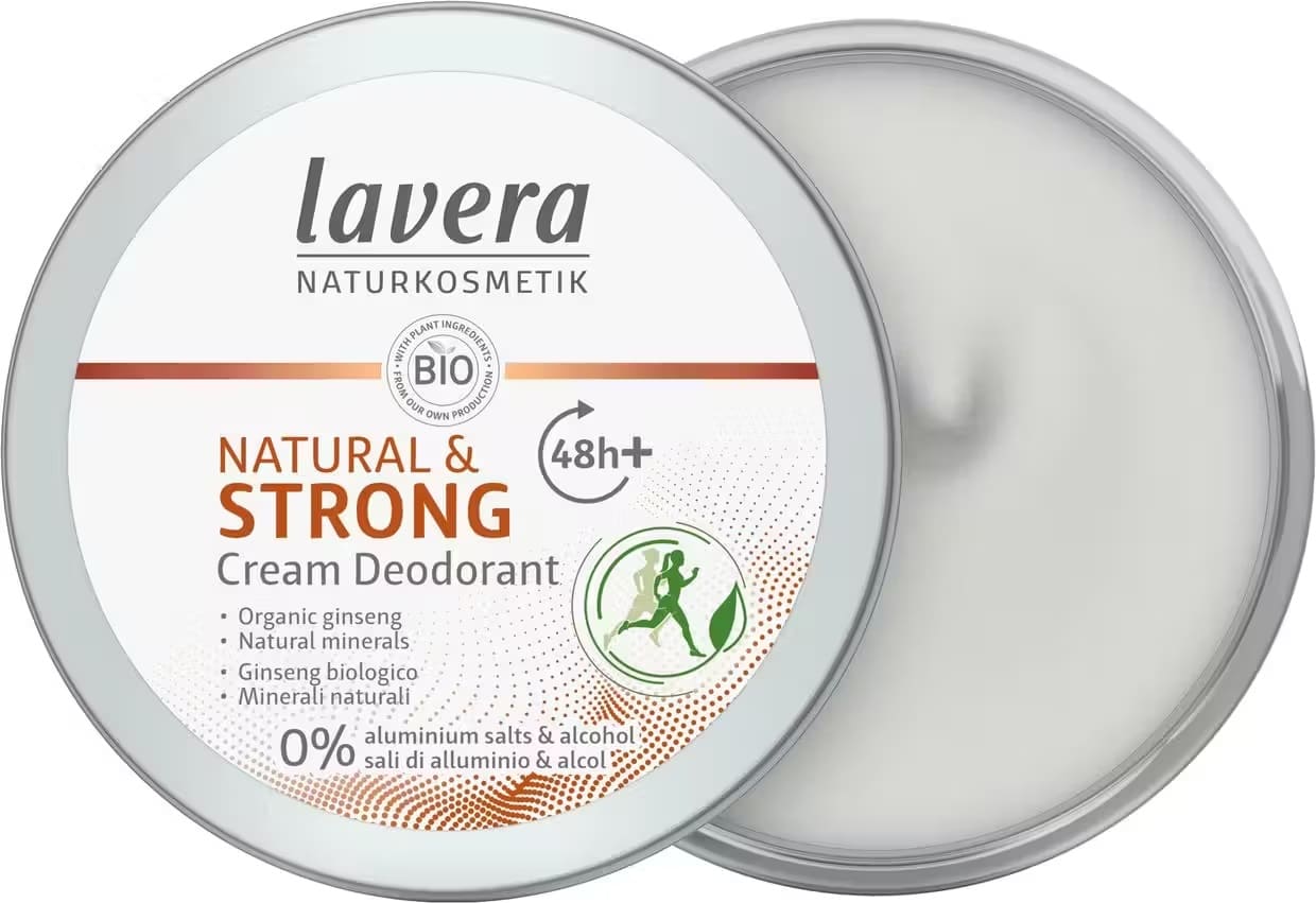 Desodorante Natural Crema 48h+ Strong and Natural Lavera