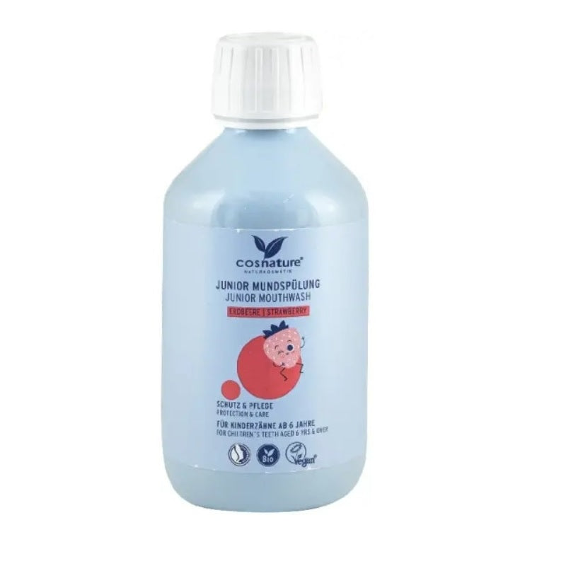 Enjuague Bucal Junior Fresa 300ml Cosnature