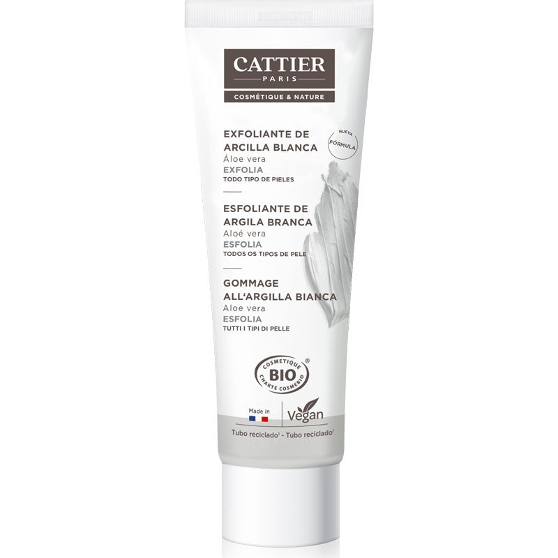 Exfoliante Facial de Arcilla Blanca Cattier