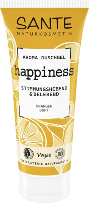 Gel Ducha Aromático Happiness Naranja Orgánica Sante
