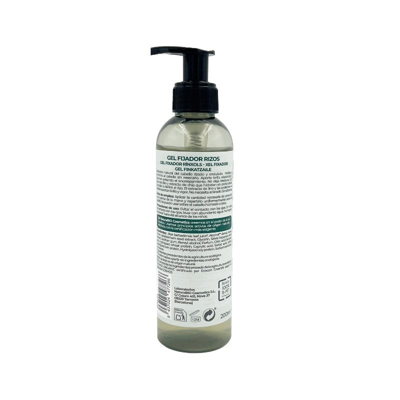 Gel Fijador de Rizos Aloe Bio & Chía NaturaBio