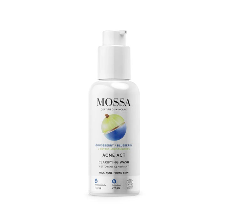 Gel Limpiador Claryfing Wash ACNE ACT Mossa