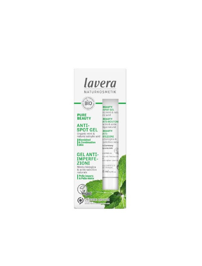 Gel SOS antiacné acido salicilico & menta bio Lavera