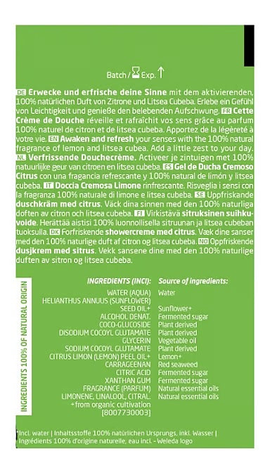 Gel de Ducha Cremoso Citrus Weleda