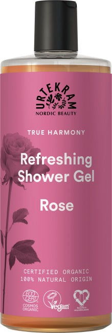 Gel de Ducha Refrescante de Rosas Urtekram