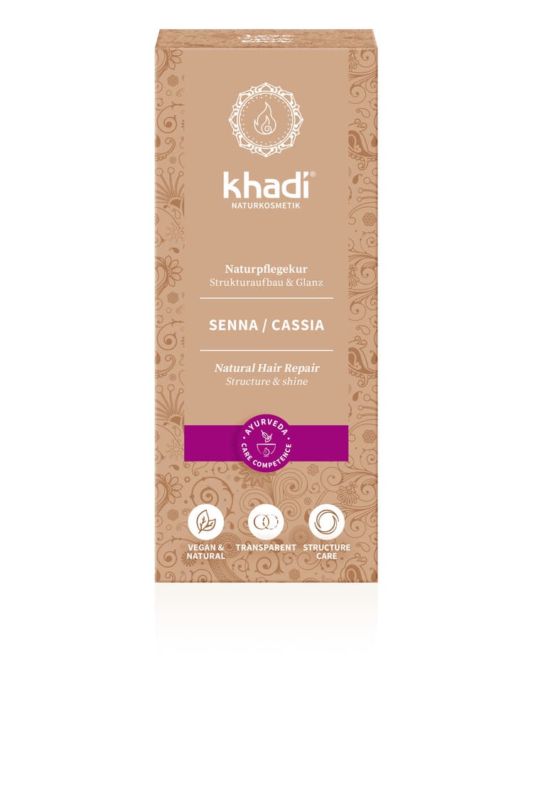 Henna Senna Cassia Neutral pura Bio Khadi