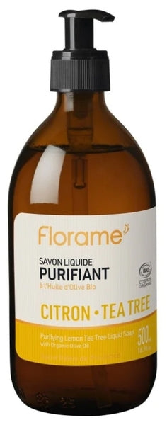 Jabón Líquido de Limón y Árbol de Té Florame