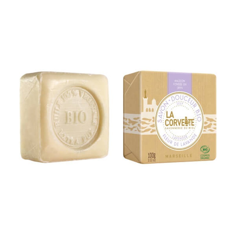 Jabón en Pastilla Flor de Lavanda Bio La Corvette