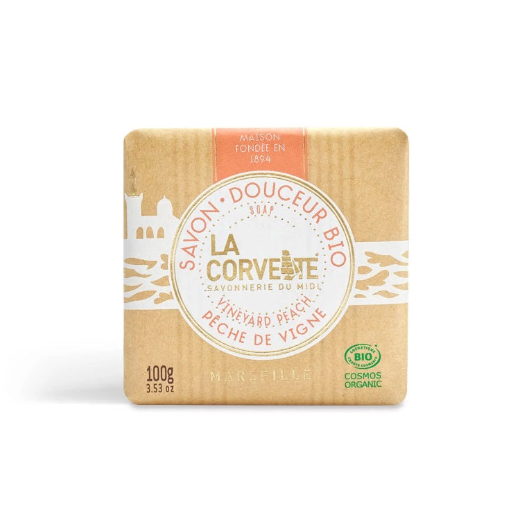 Jabón en Pastilla Melocotón de Viña Bio La Corvette