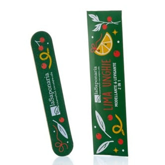 Lima de Uñas 2 en 1 Bosque de Invierno La Saponaria