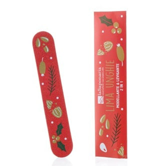 Lima de uñas 2 en 1 Navidad La Saponaria