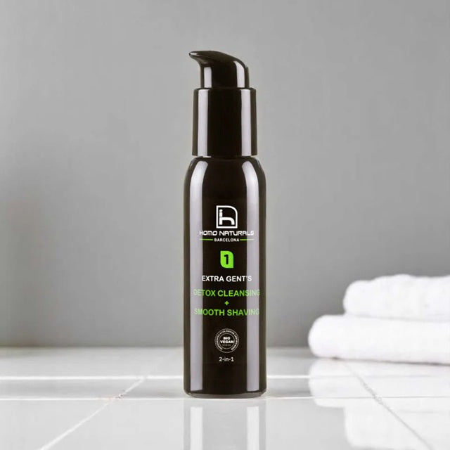 Limpieza Facial y Crema de Afeitado 2 en 1 Homo Naturals