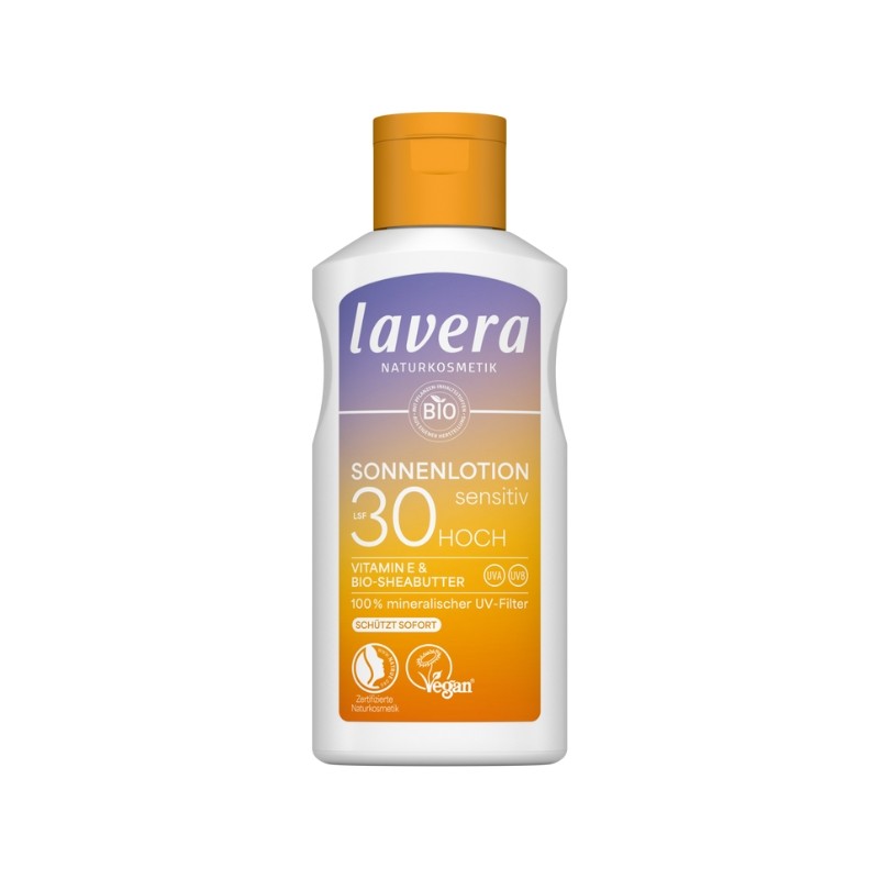 Loción Solar Natural Sensitive SPF 30 Lavera