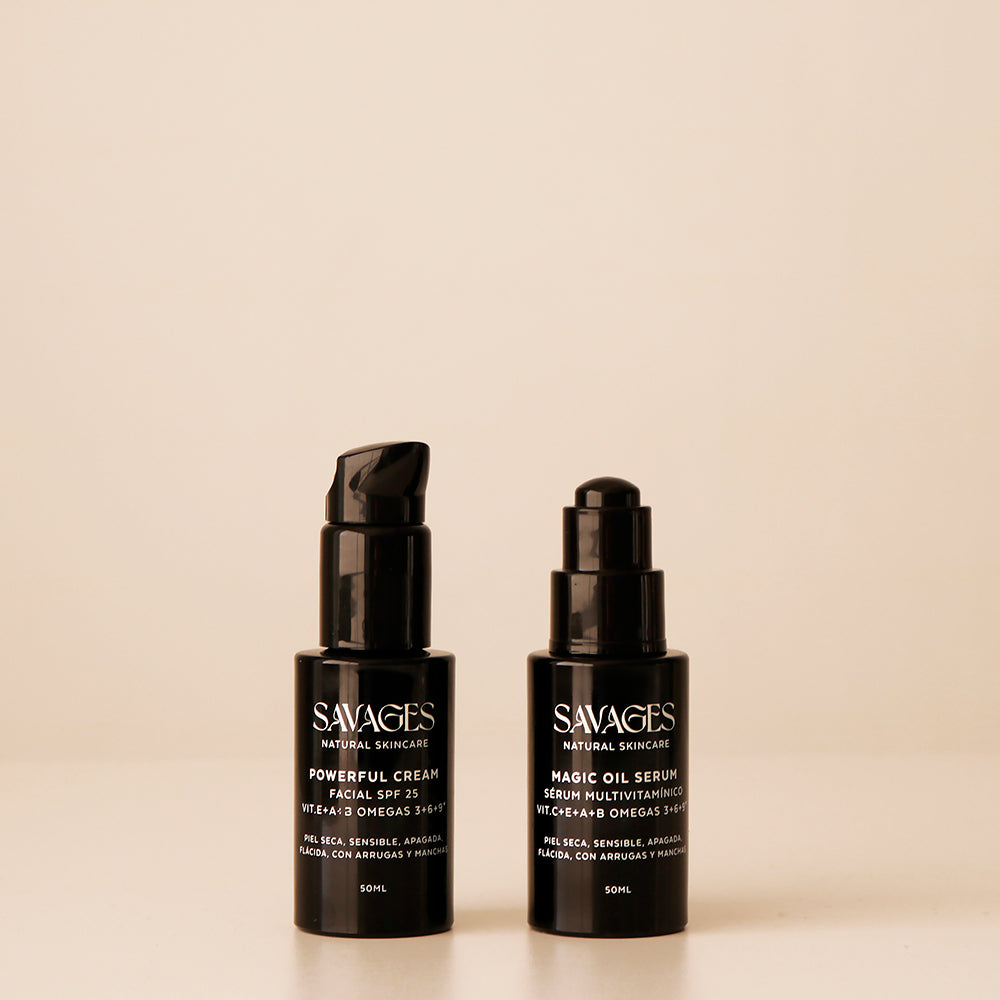 Dúo Perfecto: Magic Oil Serum + Powerful Cream Savages