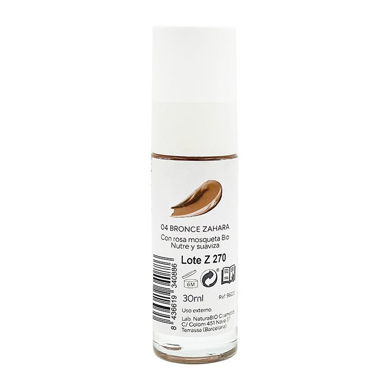 Maquillaje Fluido Bronce Zahara NaturaBIO