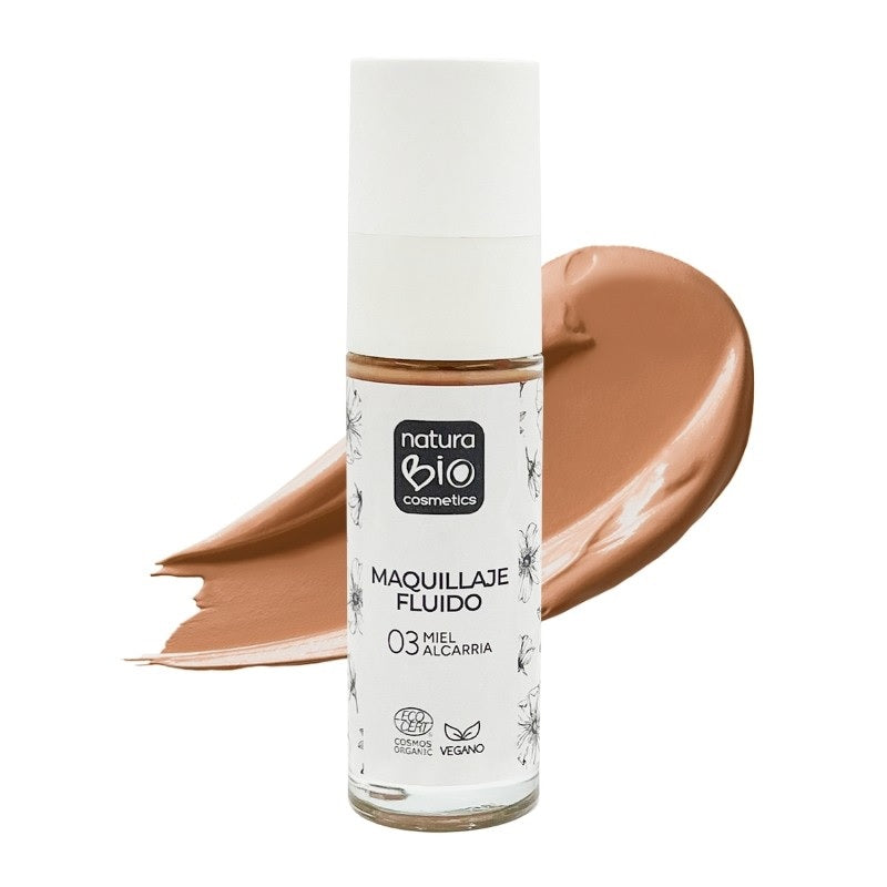 Maquillaje Fluido Miel Alcarria NaturaBIO