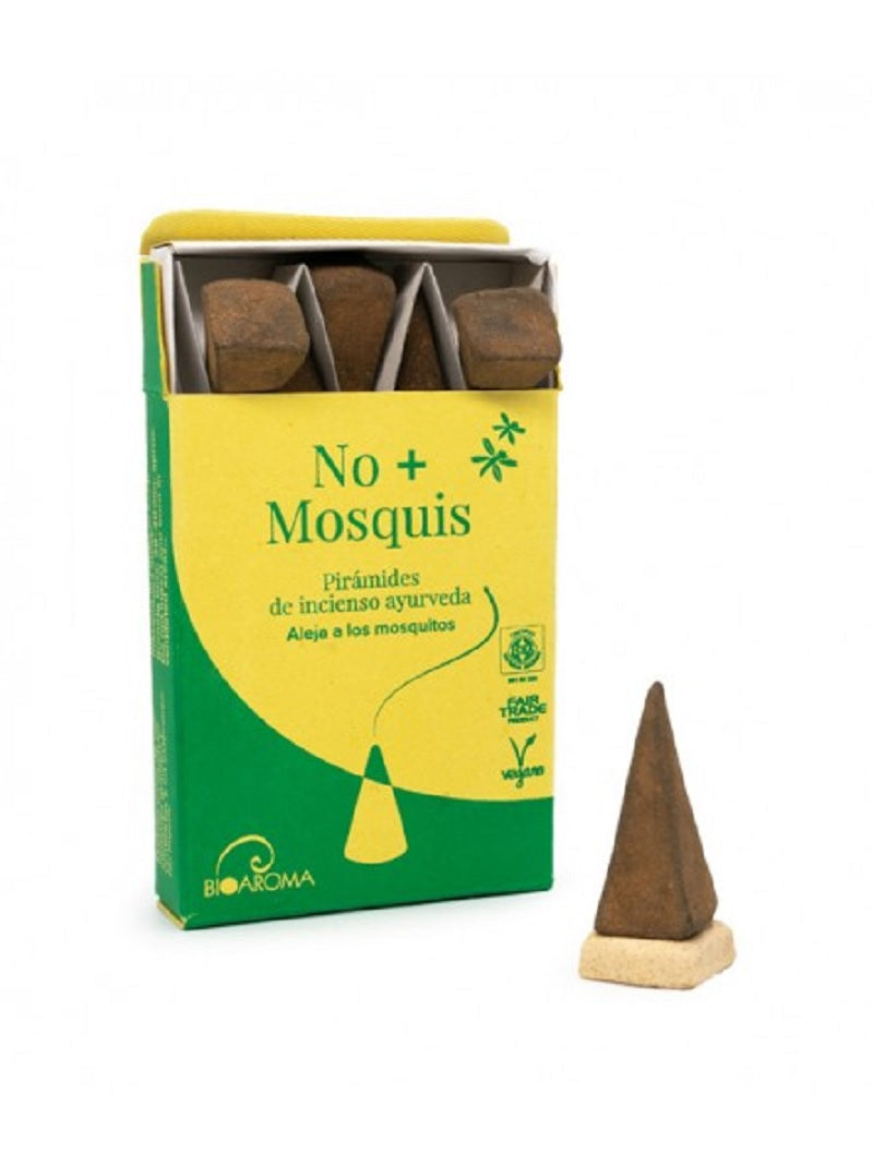 Pirámides No+Mosquis - Incienso Repelente De Mosquitos BioAroma