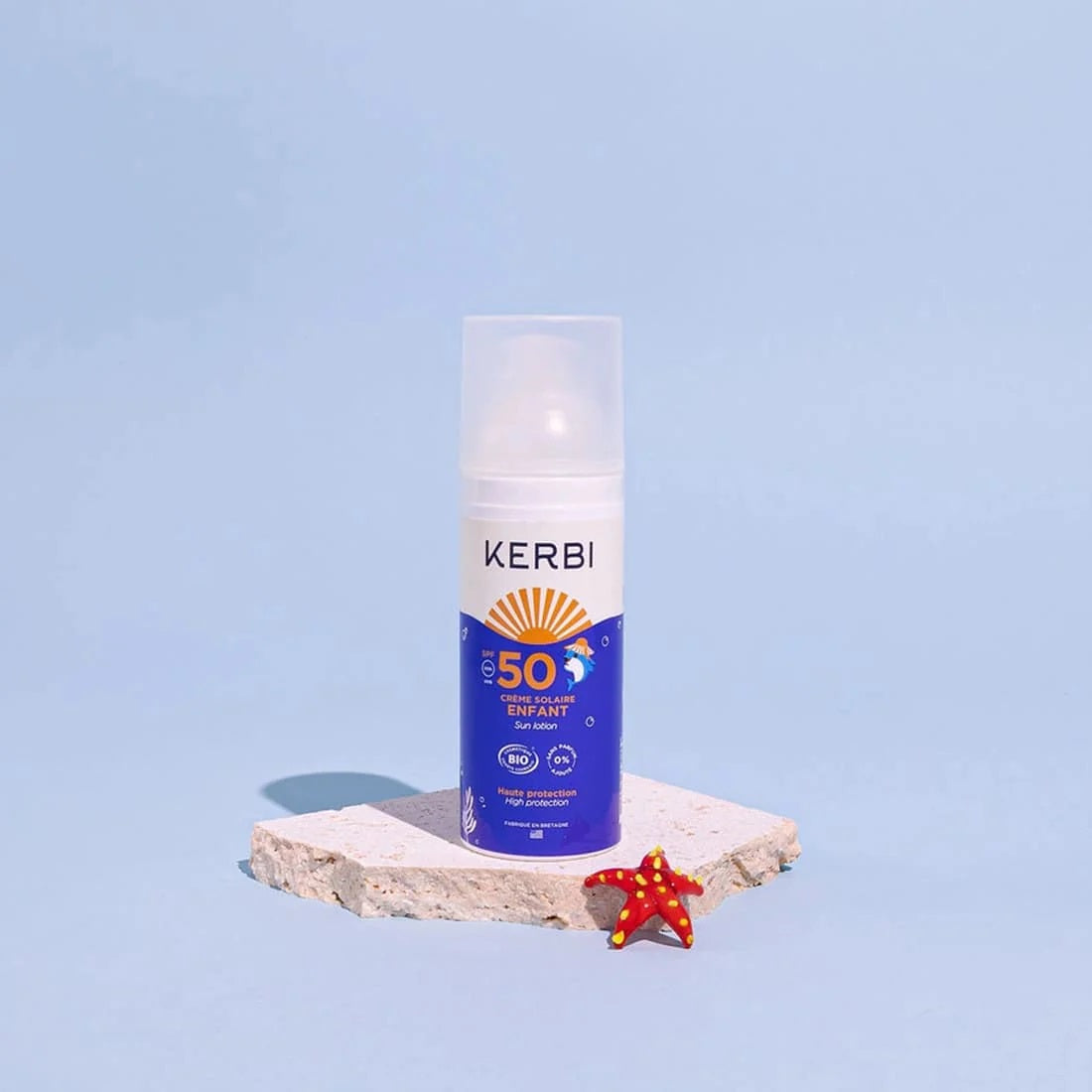 Protector Solar Infantil FPS 50 - Tamaño de Viaje Kerbi