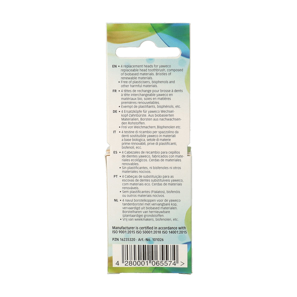 Recambio para Cepillo Dental Nylon Medium Yaweco