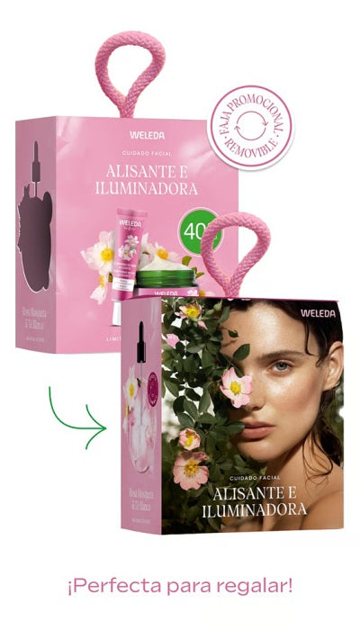 Rutina Alisante Contorno de Ojos + Crema de Día Weleda