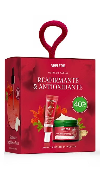 Rutina Antioxidante: Contorno de Ojos y Crema de Día Weleda